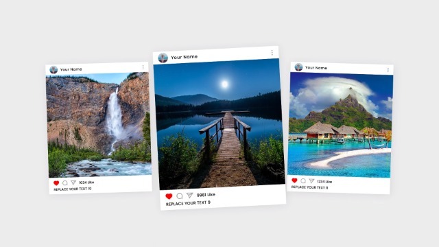 Simulate instagram's personal homepage promotion3预览图