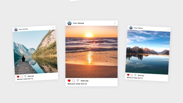 Simulate instagram's personal homepage promotion4预览图