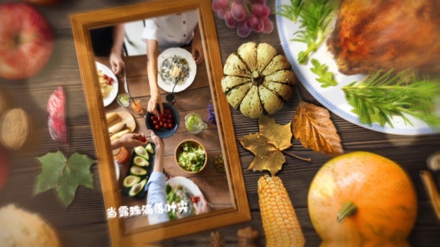 桌面上的蔬菜瓜果和相框照片展示2预览图
