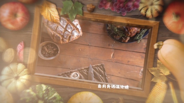 桌面上的蔬菜瓜果和相框照片展示3预览图