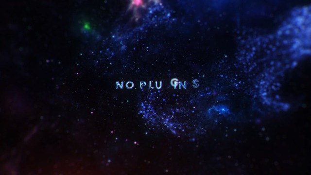 The opening of the title of the beautiful star sky particles2预览图
