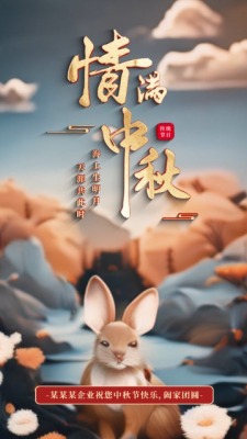 简约中国风中秋节竖版视频0预览图