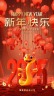 新年红灯笼蛇年元旦竖版视频1缩略图