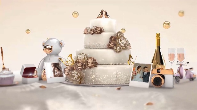 3D大气浪漫婚礼视频10预览图