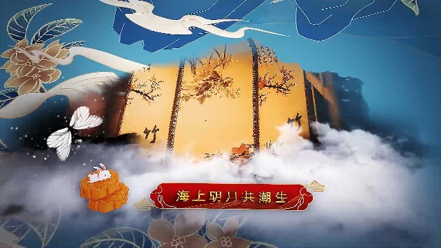 国潮风中秋节祝福宣传视频2预览图