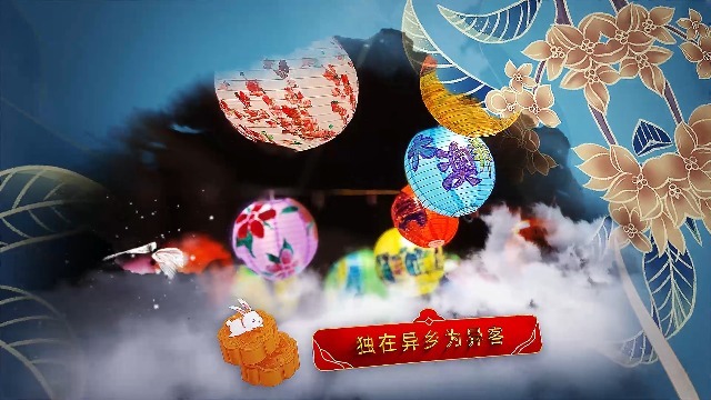 国潮风中秋节祝福宣传视频5预览图