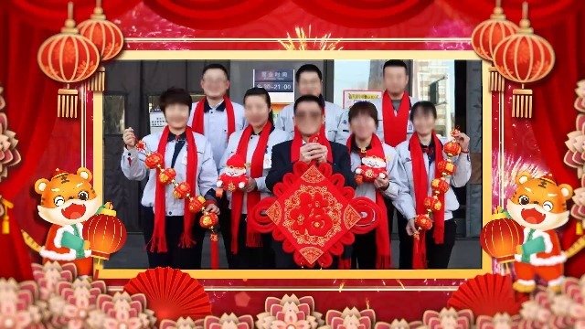 喜庆春节拜年祝福视频0预览图