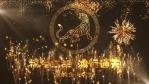 金色粒子装饰的虎年新年节日祝福3缩略图