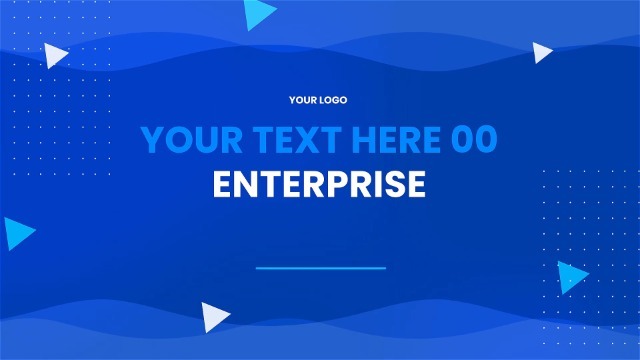 Enterprise business theme slide show0预览图