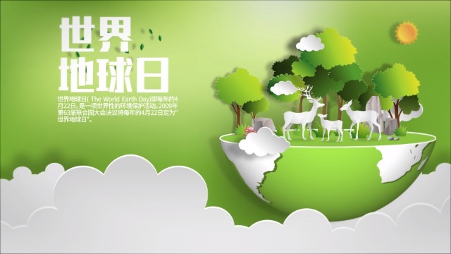 世界地球日主题的环保公益宣传动画0预览图