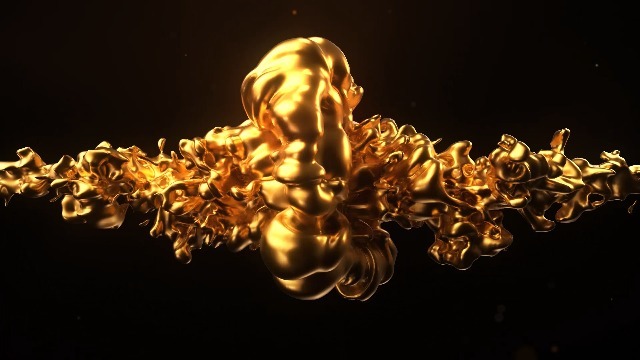 金色流体logo开场动画0预览图