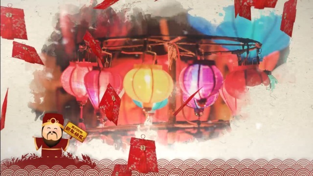 喜庆新年春节家人团聚祝福1预览图