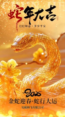 金色水晶蛇新年祝福视频0预览图