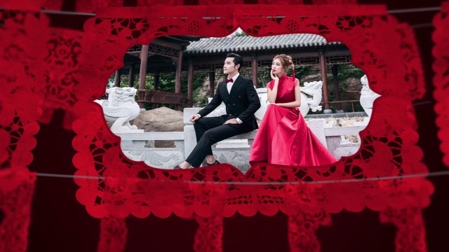 中式风格婚礼照片展示2预览图