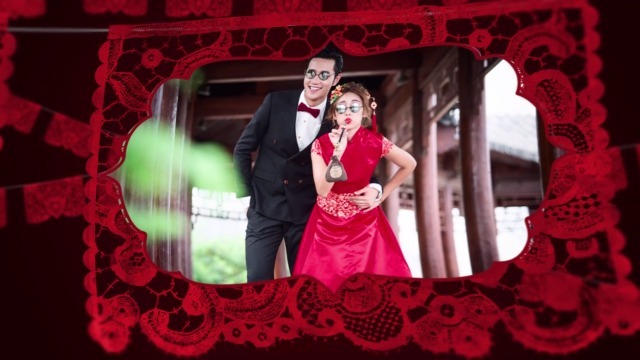 中式风格婚礼照片展示6预览图