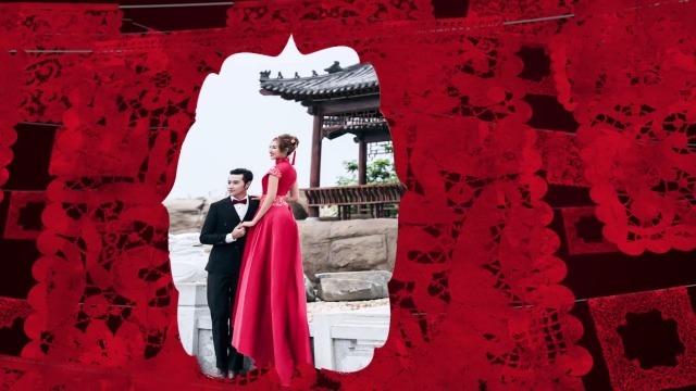 中式风格婚礼照片展示5预览图